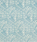 Adam Bray - Sgraffito - Azure - Ivory Linen