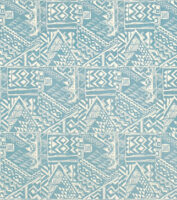 Adam Bray - Sgraffito - Azure - Ivory Linen