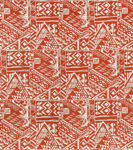Adam Bray - Sgraffito - Red - Stone Linen