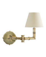 The Tudor Rose Wall Light - With Two Swing Arms