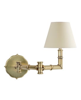 The Tudor Rose Wall Light - With Two Swing Arms