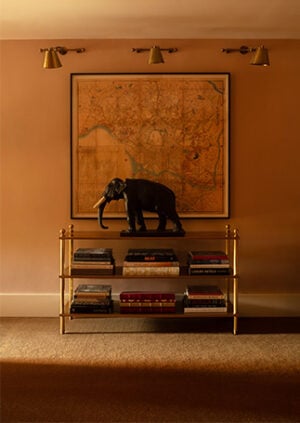 The Twining Picture Light - With Metal Shade: lifestyle