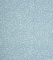 Coral - Azure - Cotton Poplin
