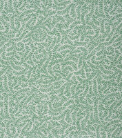 Coral - Green - Cotton Poplin