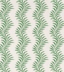 Scrolling Fern Frond Wallpaper - Emerald