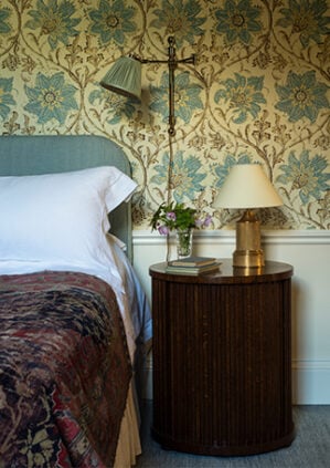 Ottoman Stripe - Azure - Weave: lifestyle