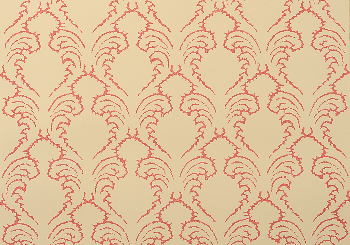 Etched Pineapple Wallpaper - Watermelon