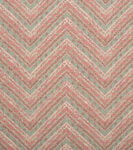 Kalamkari Chevron - Walnut And Sage - Stone Linen