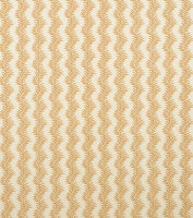 Scrolling Fern Silhouette Wallpaper - Ochre