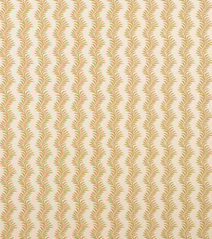 Scrolling Fern Silhouette Wallpaper - Ochre