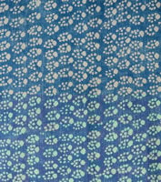 Paw Print - Blue - Linen