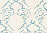 Pineapple Frond Wallpaper - Azure