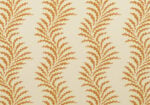 Scrolling Fern Frond Wallpaper - Indian Yellow