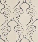 Pineapple Frond - Indigo - Stone Linen