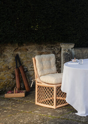 Pineapple Silhouette - Olive - Stone Linen: lifestyle