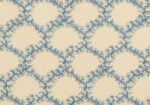 Seaweed Lattice - Azure - Stone Linen