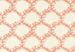 Seaweed Lattice - Ruskin Pink - Ivory Linen