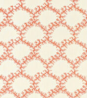 Seaweed Lattice - Ruskin Pink - Ivory Linen