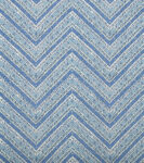 Kalamkari Chevron - Lapis - Ivory Linen
