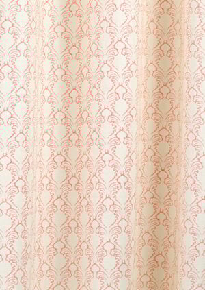 Pineapple Silhouette - Watermelon - Ivory Linen: lifestyle