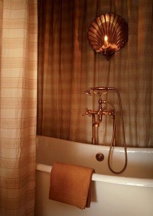Papyrus Stripe - Gold - Weave: lifestyle