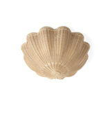 The Rattan Daisy Flush Ceiling Light - Small