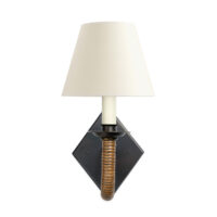 The Rattan Diamond Cygnet Wall Light gallery