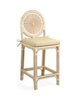 The Rattan Carousel Counter Height Stool