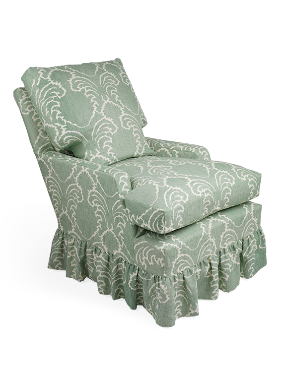 The Panther Chair Loose Cover - Gathered Skirt