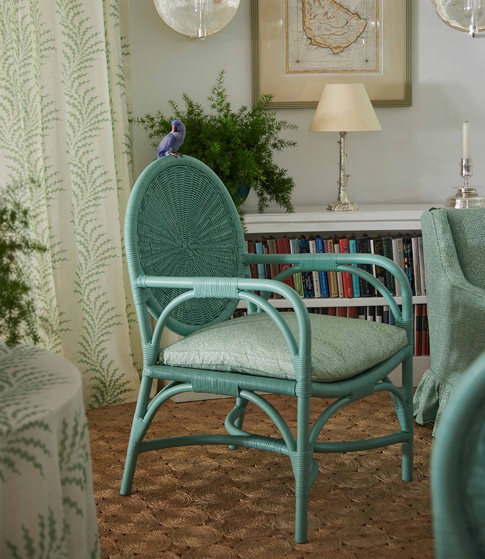 Coral - Green - Carousel Armchair