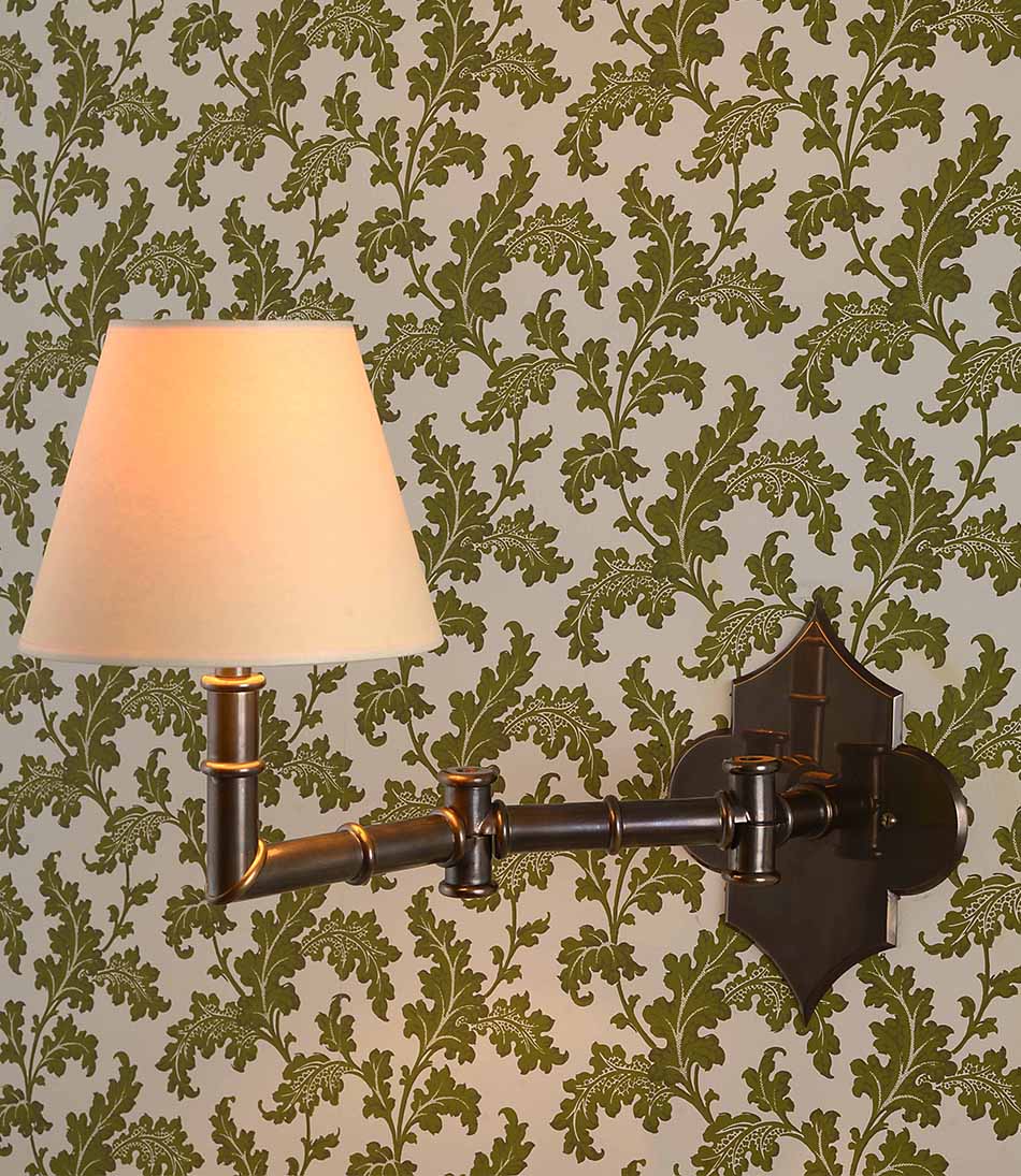 Maze Wall Light 2 swing arm Antique Bronze 950x1095