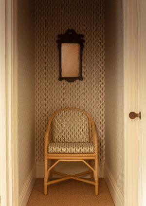 The Rattan Lily Dining Chair: lifestyle