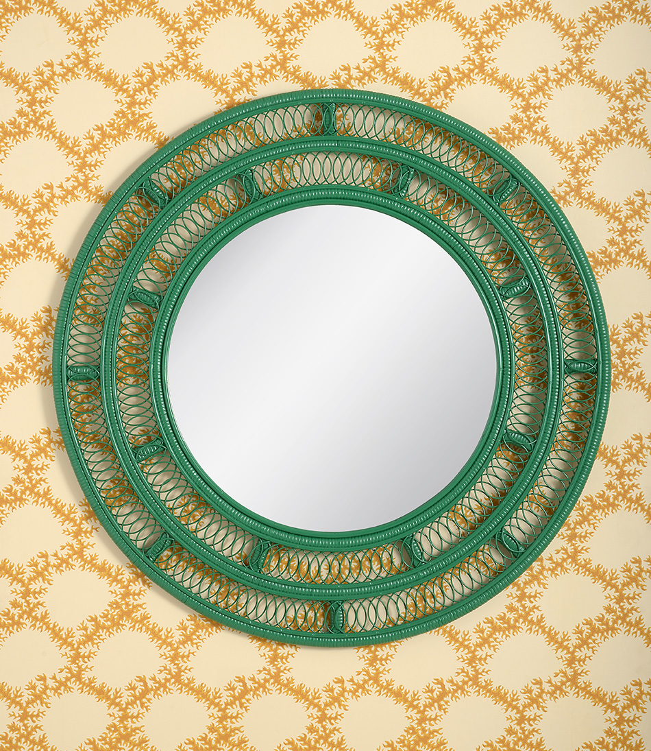 The Rattan Coral Mirror - Large - 950x1095