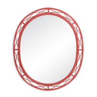 The Rattan Lacy Mirror - Large gallery