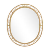 The Rattan Lacy Mirror - Large gallery