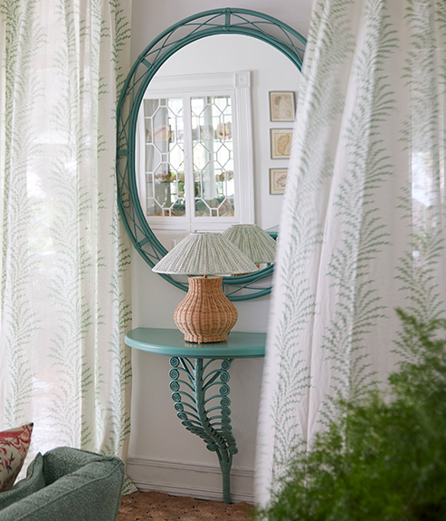 The Rattan Lacy Mirror - Large - 493x575