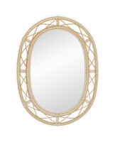 The Rattan Lacy Mirror - Small