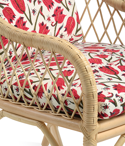 The Rattan Lily Dining Chair - 493x575 II