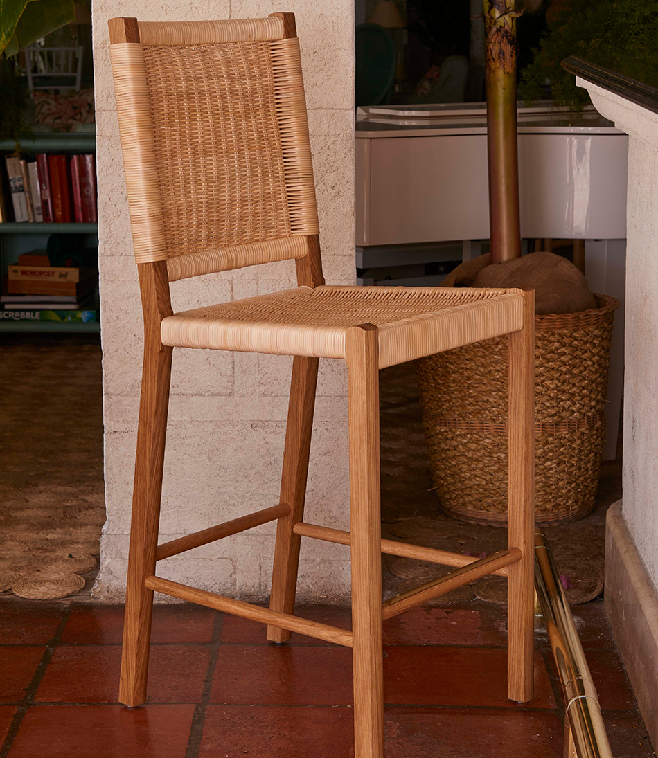 The Rattan Loggia Bar Stool - 950x1095