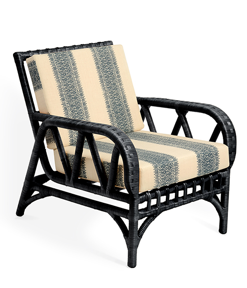 The Rattan Osiris Chair - Black Rattan - 493x575