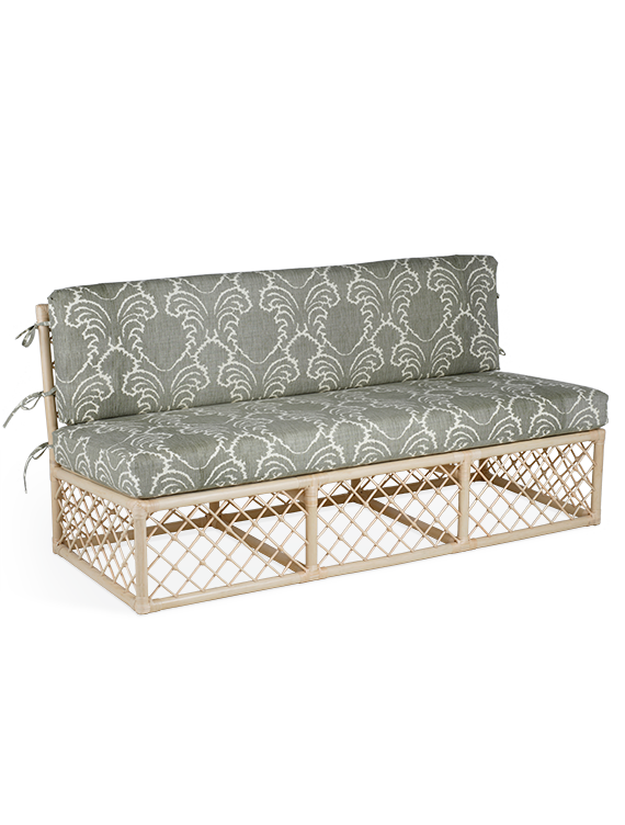 The Rattan Hurlingham Sofa - 3 Seater