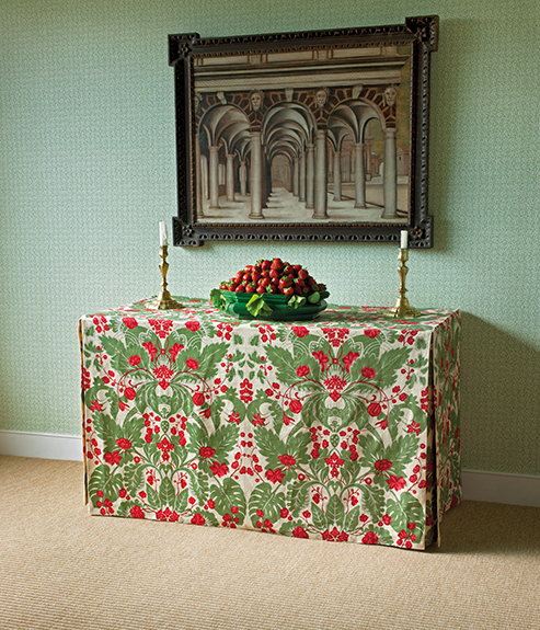 Wilton Vine Wallpaper - Hart Green 493x575 iii