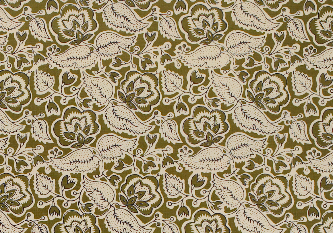 Bergamot Leaf - Moss - Stone Linen