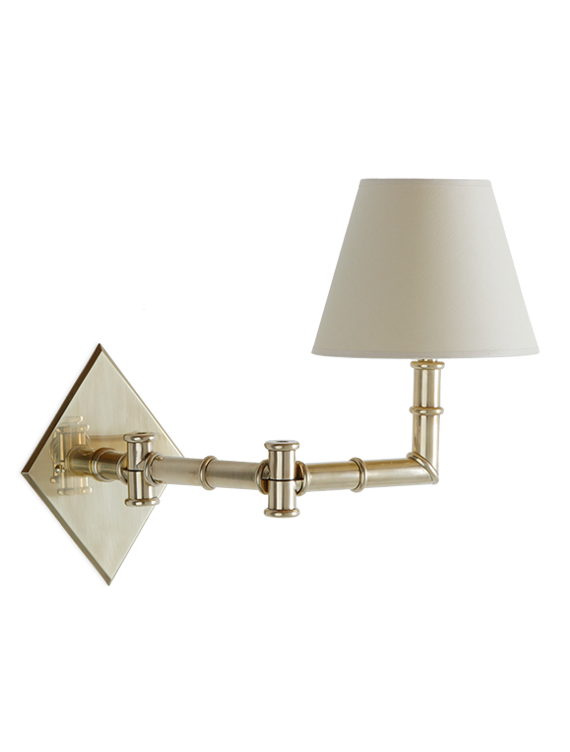 The Diamond Wall Light - With Two Swing Arms