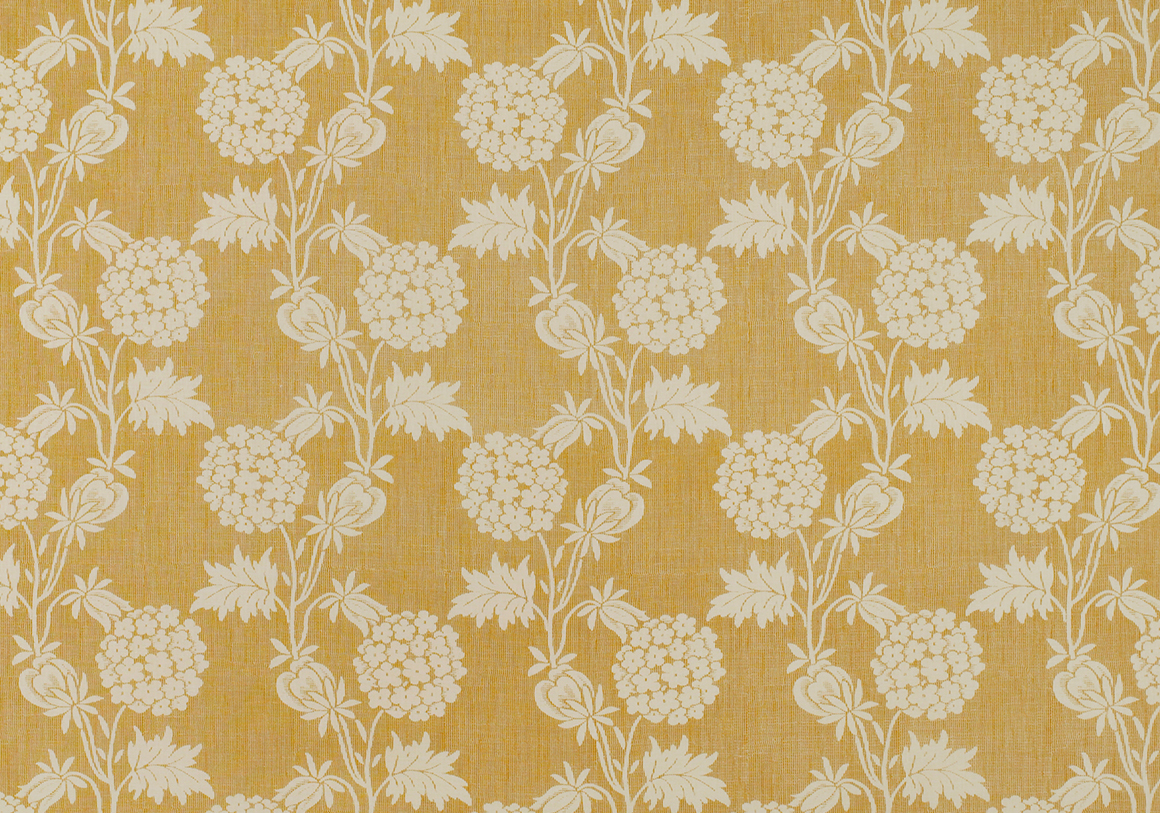 Hydrangea Lace - Sunflower - Ivory Linen