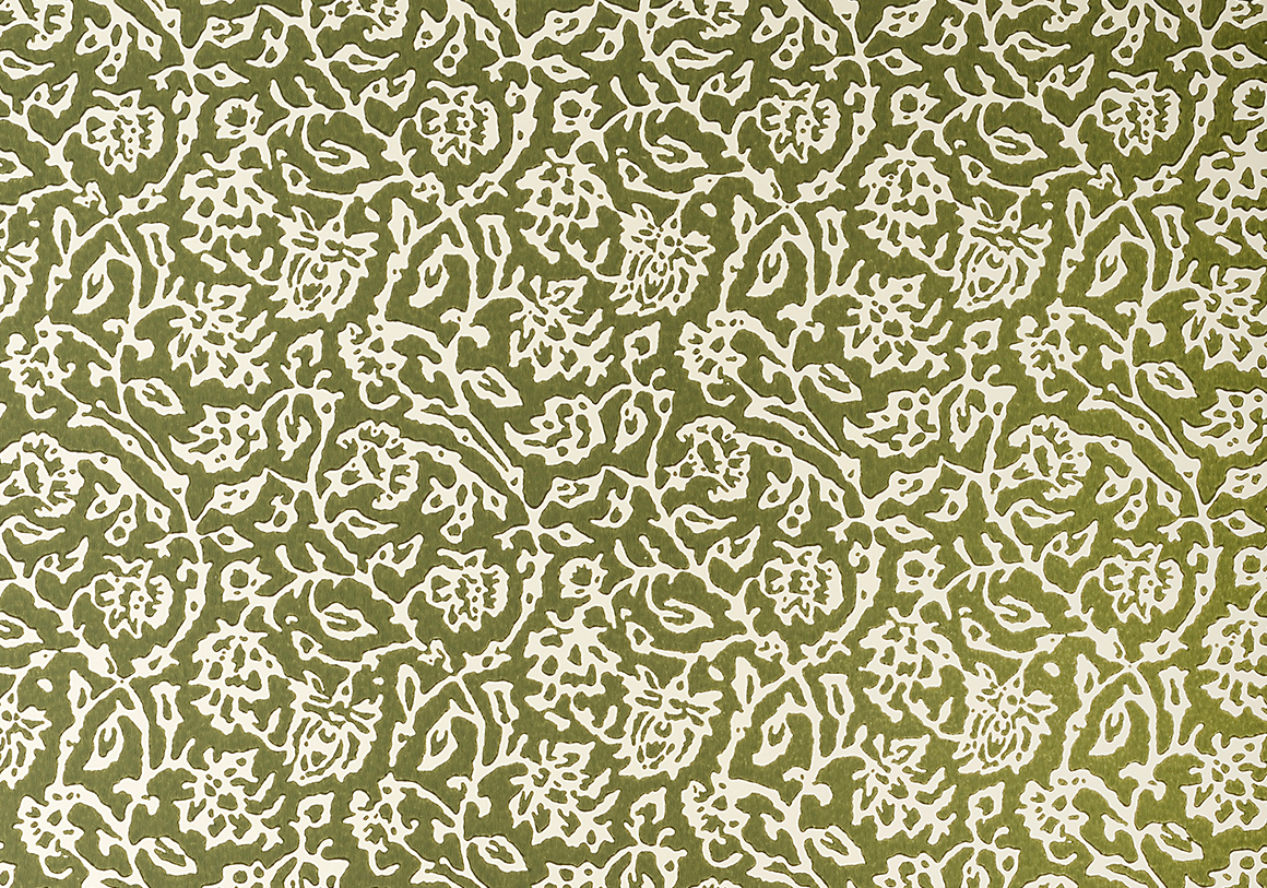 Karun Thakar - Arabesque Wallpaper - Olive