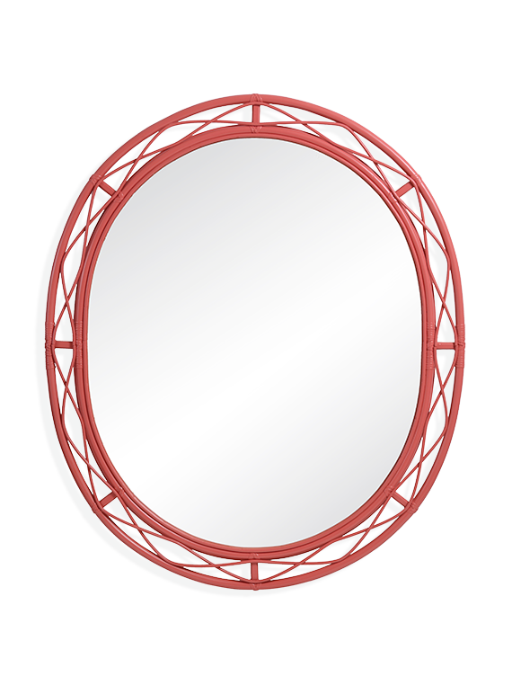 The Rattan Lacy Mirror - Medium