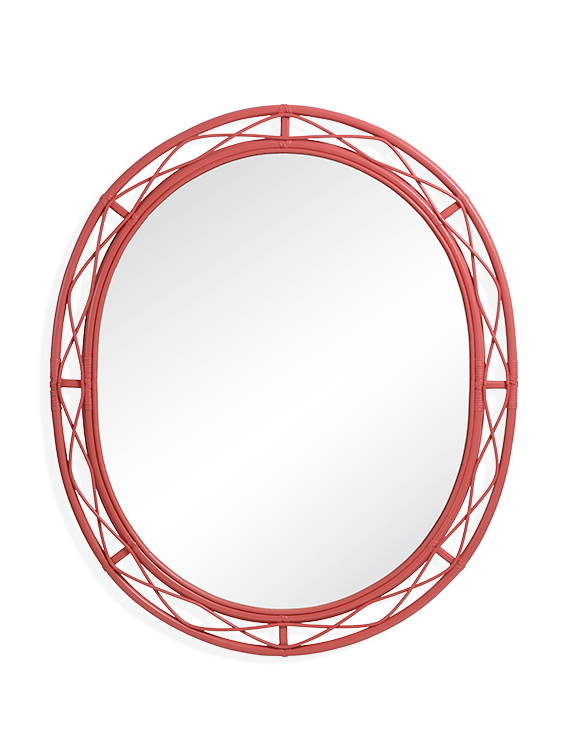 The Rattan Lacy Mirror - Medium