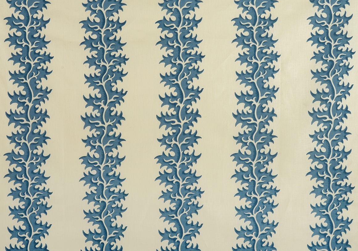 Osmunda Frond - Azure - Ivory Linen