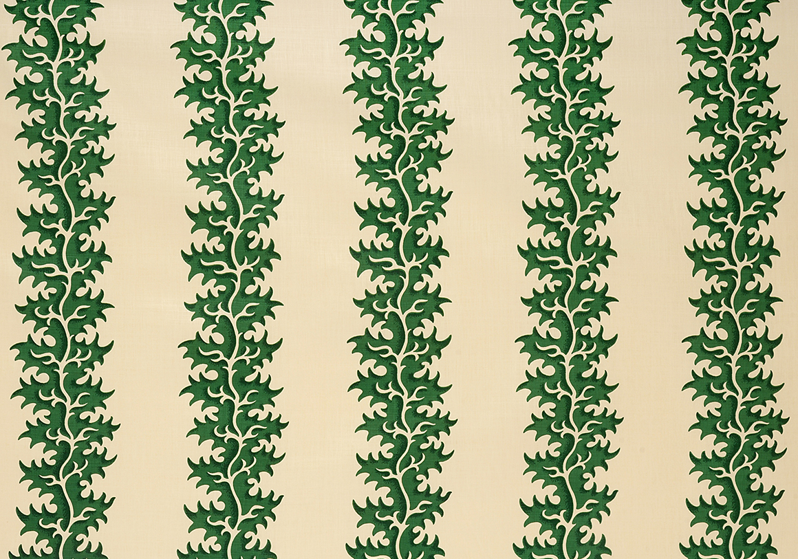 Osmunda Frond - Ivy - Stone Linen